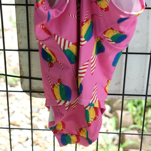 Hanna Andersson 160 Swimsuit Pink Ice Cream Worn once, if at all!! - Picture 6 of 11